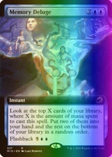 MTG Magic the Gathering Memory Deluge (337/553) Innistrad Midnight Hunt LP FOIL