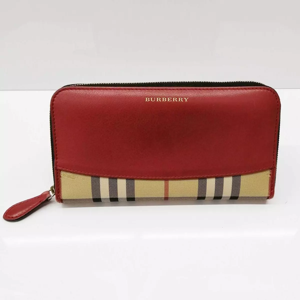 burberry wallet red