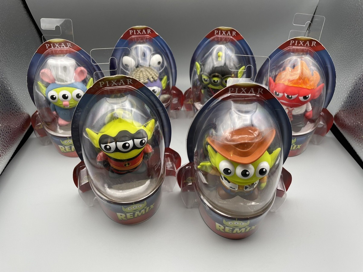 PIXAR REMIX エイリアンフィギュア 6体セット NEW Disney Pixar Remix Toy Story Alien Full Series Set Of 6