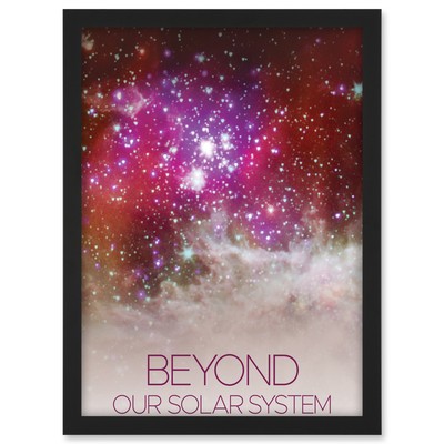 NASA Chandra Space Telescope NGC 281 Pacman Nebel Poster gerahmter Kunstdruck A3
