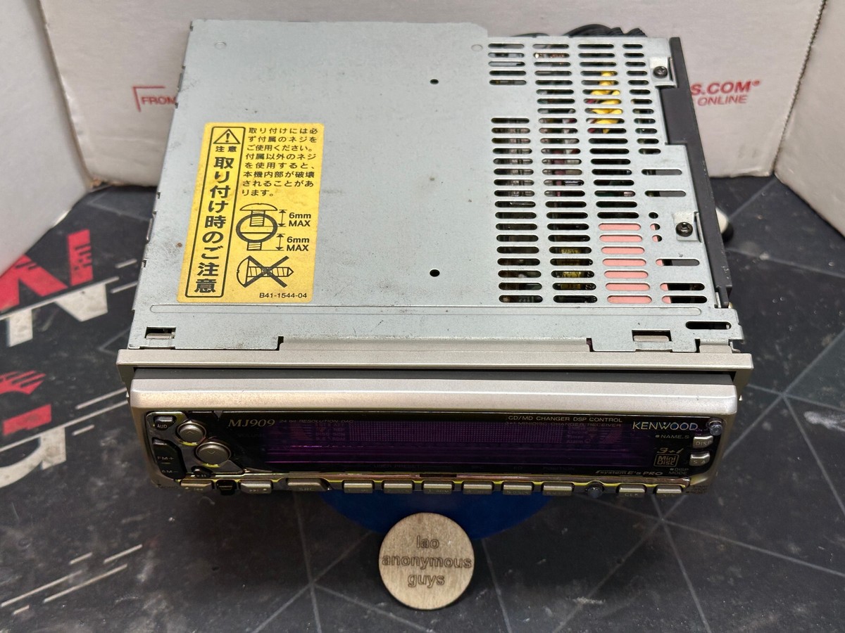 KENWOOD # MJ909 JDM 3+1 MD Changer Receiver DSP Ctrl Vintage KENWOOD # MJ909 JDM 3+1 MD Changer Receiver DSP Ctrl Vintage