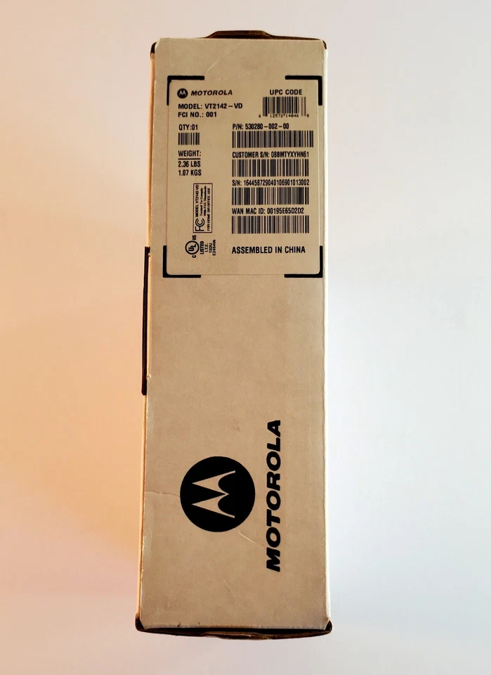 Vonage Motorola VT2142 Router - New In Box - Image 3 of 4