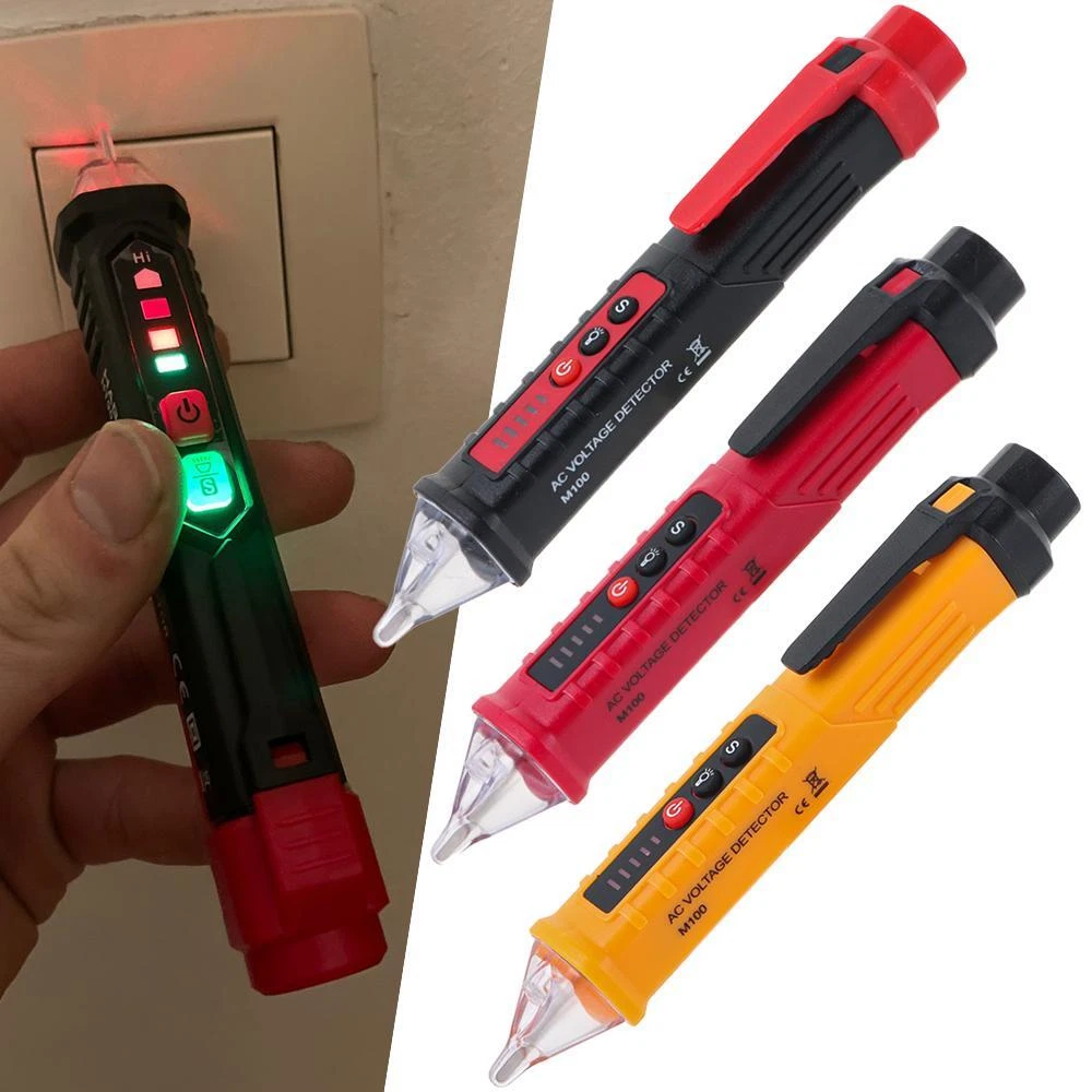 Non Contact Tester Pen 12V 1000V Electric Tester Digital AC DC Voltage Detector