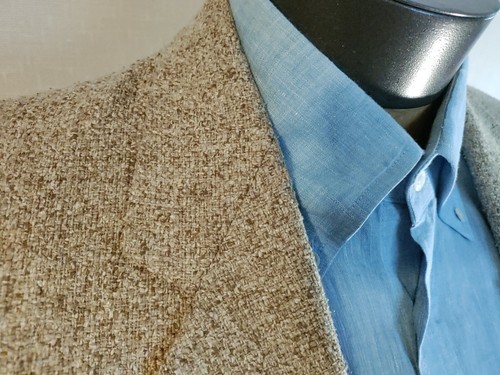 Daniel Hechter silk two button tweed jacket Paris sport coat jacket 36R VTG MINT - Picture 6 of 12
