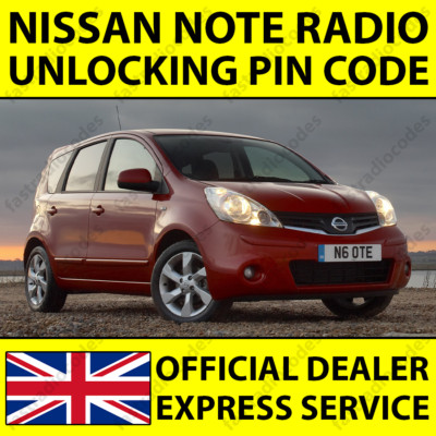  NISSAN NOTE AUTORADIO NAVIGATION ENTSPERREN PIN CODE SCHNELL & ZUVERLÄSSIG 