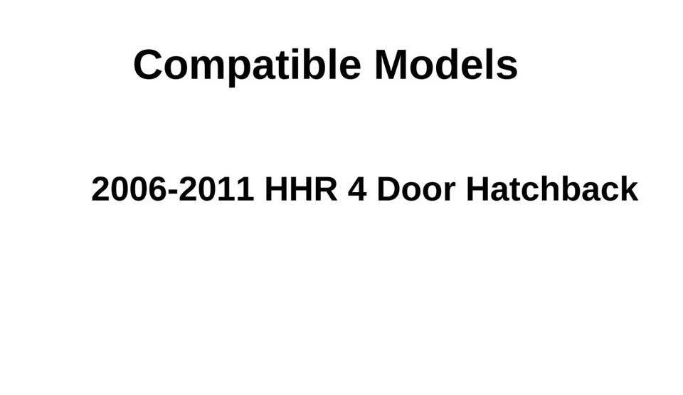 Fits 2006-2011 Chevrolet HHR Rear Window Back Glass Heated  - Image 3 of 4
