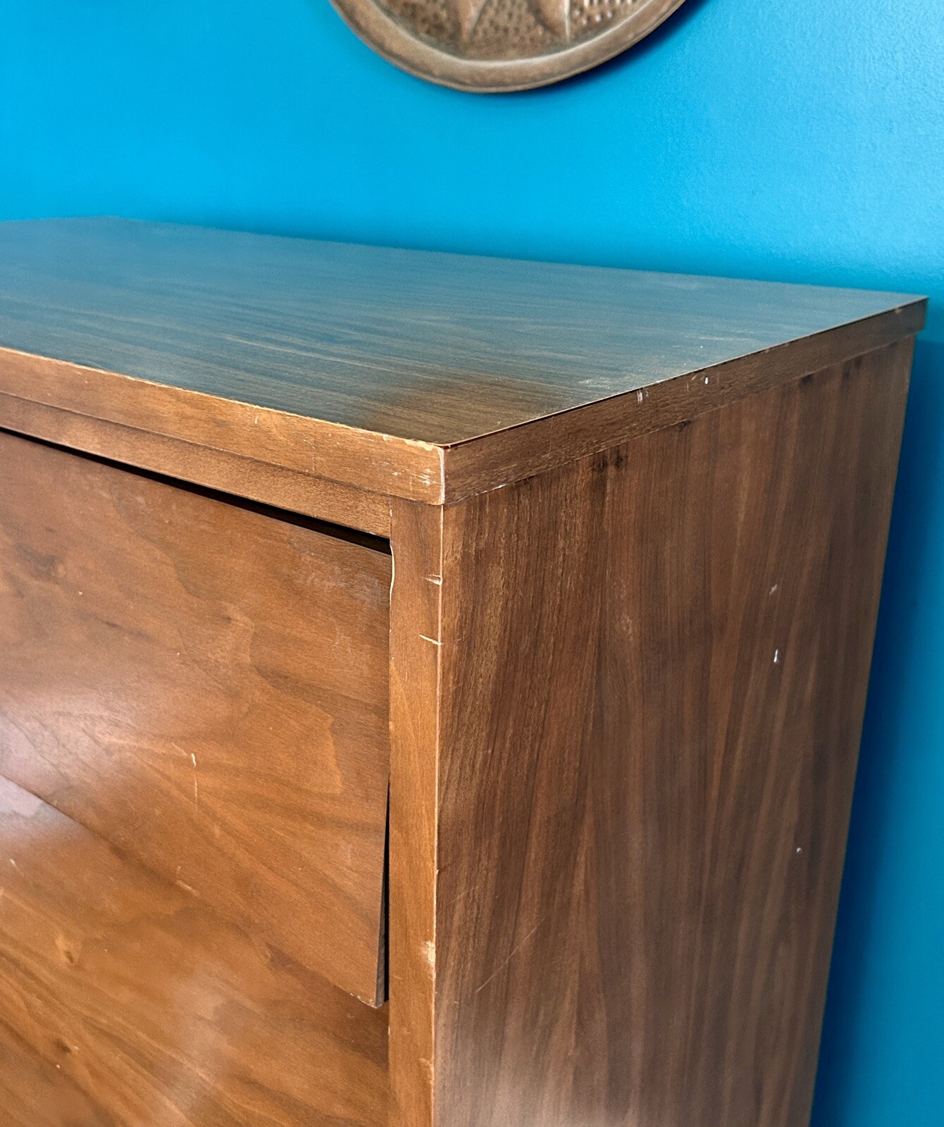 Ward MCM Dresser Vintage Furniture Mid Century Modern Highboy 1960s