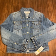 Tommy Hilfiger Blue Jean Jacket Junior Size Medium NEW