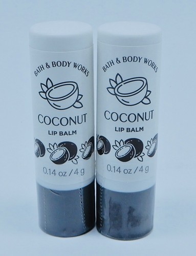 3 BATH & BODY WORKS COCONUT CLEAR LIP BALM .14 oz SEALED NEW - Picture 2 of 10