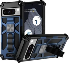 For Google Pixel 8 / Pixel 8 Pro Hard Hybrid Magnetic Kickstand Case Cover