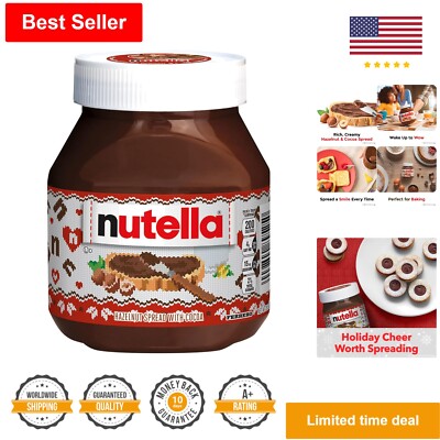 Versatile Hazelnut Spread - 26.5 Oz Jar for Breakfast, Baking, and Desserts