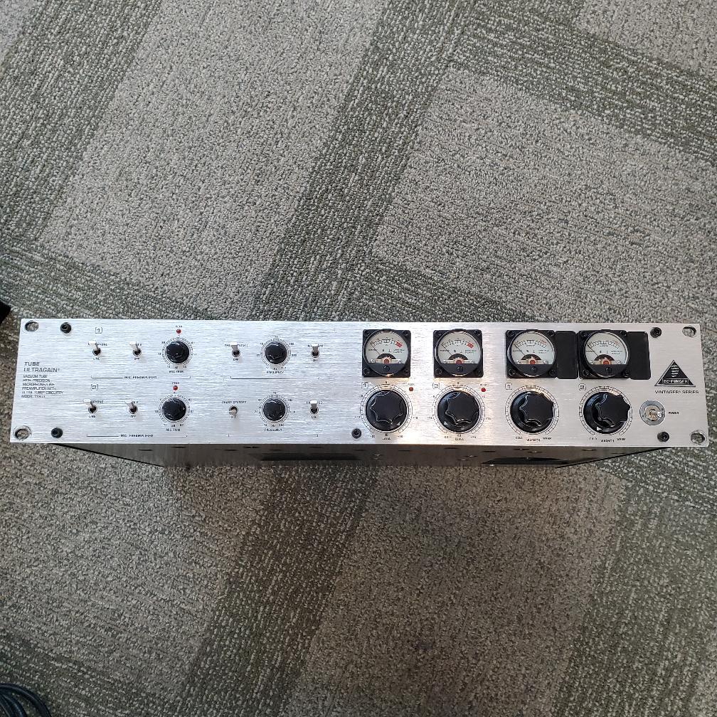 Behringer T1953 Tube Ultragain Microphone 2-Channel Mic Preamp, Line (ROC039613)