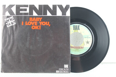 7'' - KENNY - Baby I Love You, OK! - RAK // 1975 & Promo-Blatt