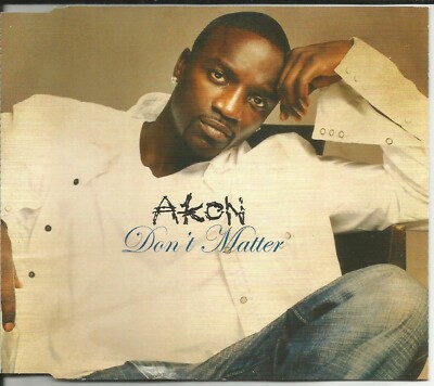 AKON Don t Matter w/ Shake Down RARE RED CAFE REMIX Europe CD Single SEALED 