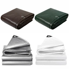 Heavy Duty Tarpaulin Waterproof Awning Tarp Poly Canopy Tent Shelter Shade Cover