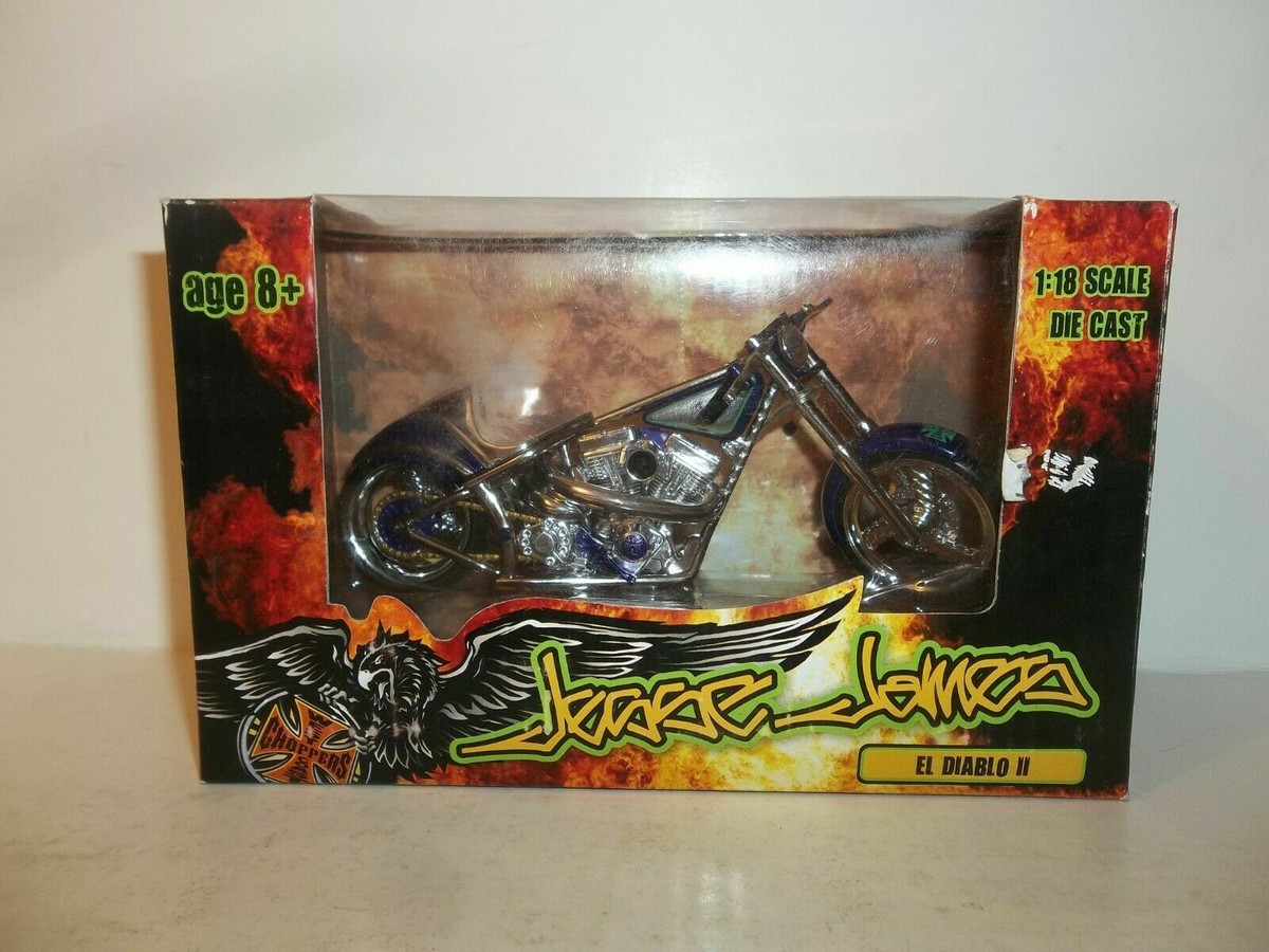2009 CACHE SALES 1/18 WEST COAST CHOPPERS JESSE JAMES EL