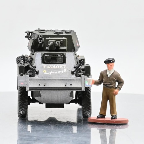 Veicolo blindato Sanrong 1/72 British Humber MK.IV +1 soldato finito regalo - Foto 6 di 6
