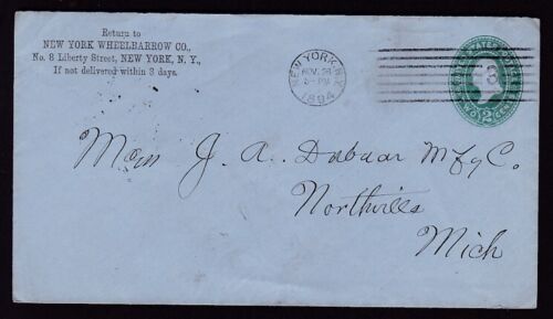 NEW YORK WHEELBARROW CO., 1894, NEW YORK, N.Y. - Picture 1 of 2