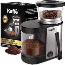Kaffe Electric Burr Coffee Grinder (5.5oz) - 5.5oz, Grey