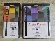 PRO ART Soft & Blendable Artist Pastels - 24 Landscape + 12 Basic Colors - NEW