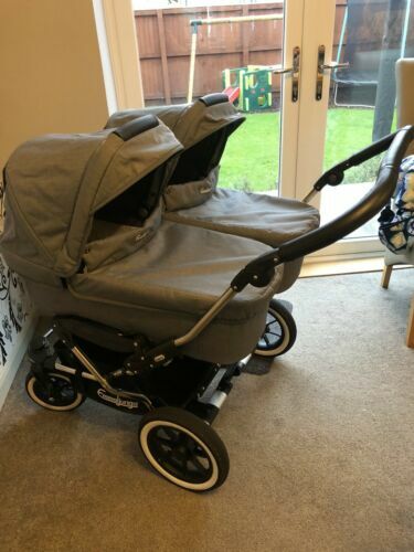 2x Pram Tyres & 2x Inner Tubes – Size 12 1/2 X 2 1/4, Fits Emmaljunga, Edge, Mondial, Classic, Baby Dan