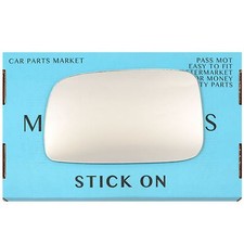 Left Passenger side Flat Wing door mirror glass for Daihatsu Sirion 2005-2014