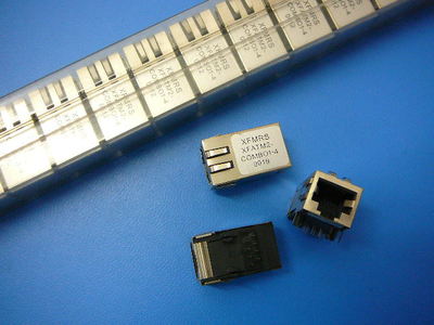 XFMRS  PHONE CONNECTOR PCB MNT 8 CONTACT PIN PC TAIL TERMINAL **NEW** Qty.3