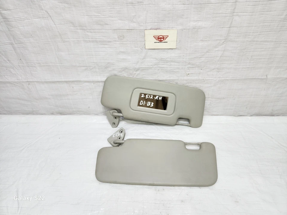 2009-2016 Smart Fortwo Sun Visor Front Left Driver Right Passenger OEM - Изображение 2 из 4