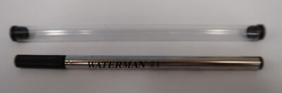 Waterman Rollerball Pen Refill Black Fine Point Made In Germany New In Tube