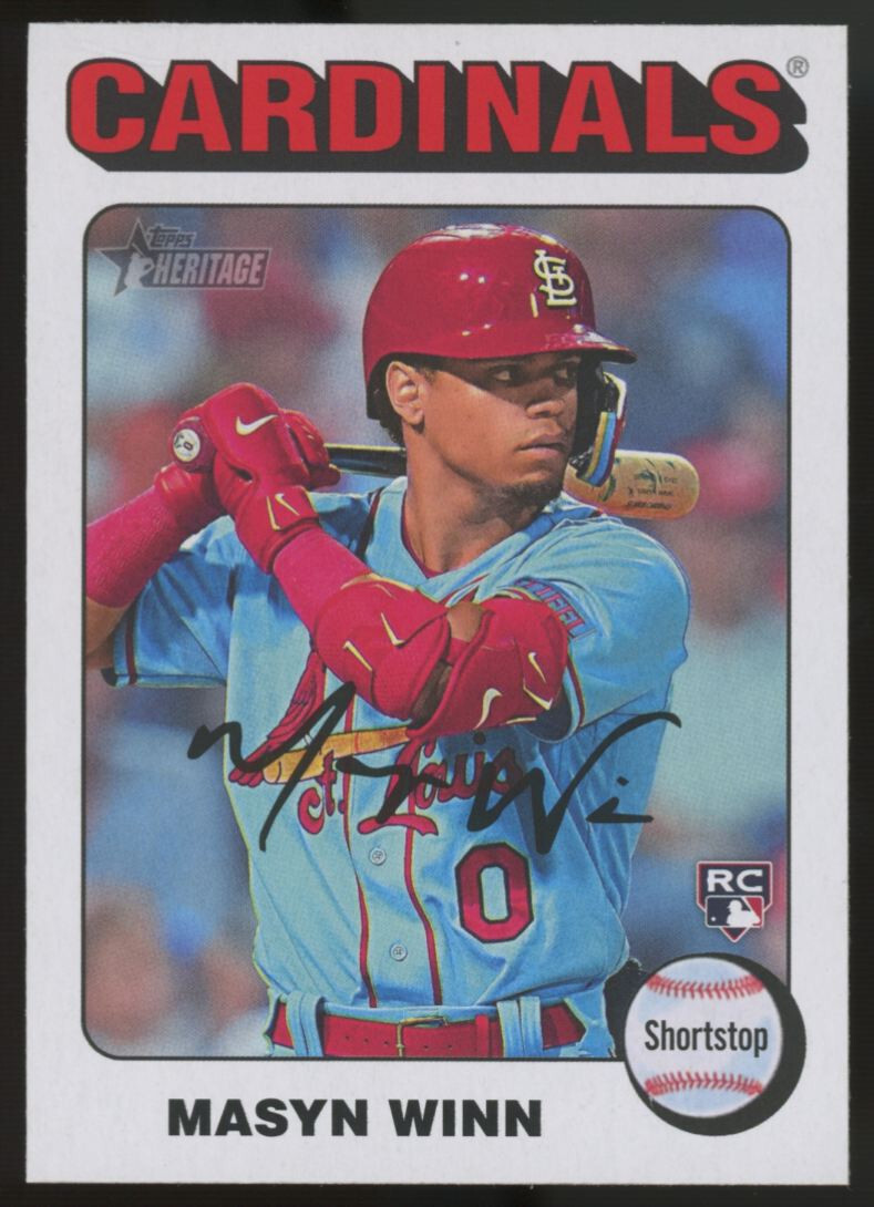2024 Topps Heritage Masyn Winn RC #284