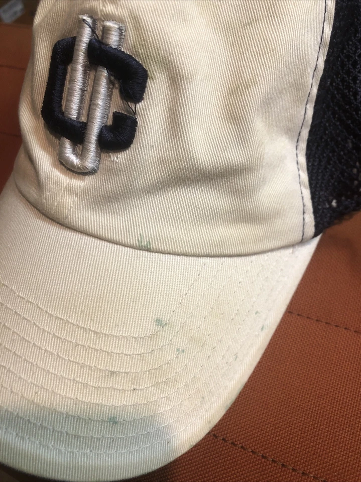 NCAA UConn Huskies Ajuste Flexible Jersey Malla Sombrero Gorra Papá Billete Curvo Azul Marino/Blanco Foto 2 de 4