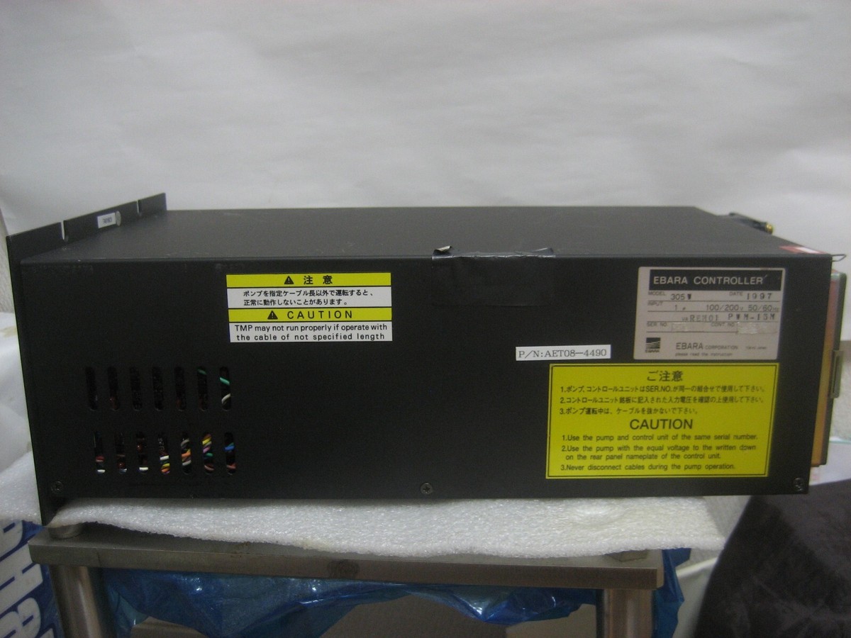 EBARA TURBO MOLECULAR PUMP CONTROLLER 305W | eBay EBARA TURBO MOLECULAR PUMP CONTROLLER 305W | eBay
