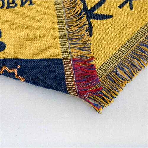 Tapestry Sun Woven Throw Blanket Celestial Moon Stars Reversible Area Rug Fringe - Picture 26 of 72