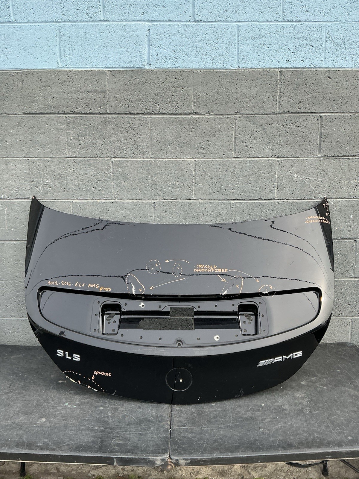 Mercedes-Benz SLS AMG GT Roadster Rear Trunk Lid Shell Panel 2012 - 2015 OEM