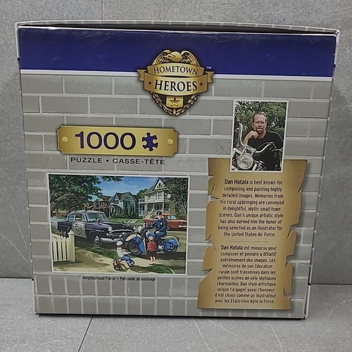 Hometown Heroes Neighborhood Patrol 1000 Piece Jigsaw Puzzle by Dan Hatala New - Picture 2 of 6