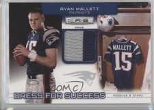 2011 Rookies & Stars Dress for Success Jerseys Prime 25/50 Ryan Mallett #28 4ns