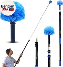 5-To-12Ft Telescoping Durable Duster with Extension Pole – Lightweight 3 Stage C