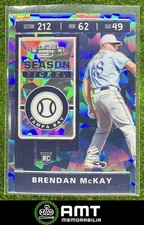 Brendan McKay RC 2020 Panini Chronicles 76/99 Contenders Optic Blue Ice Rays