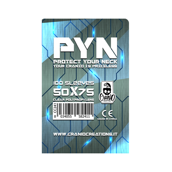 100 SCHUTZBEUTEL cranio creations CARD SLEEVES clear polypropylene PYN pro