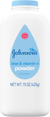 Johnson'S Baby Powder with Naturally Derived Cornstarch, Aloe & Vitamin E for De