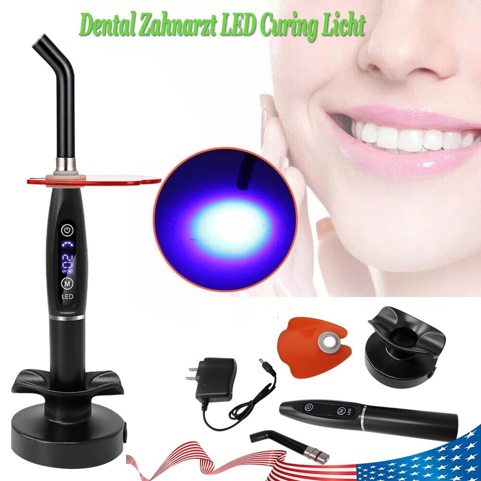 Uv Curing Light Dental Dental Wireless LED Curing Light &ndash; 1500mW/5W Power, Cordless For Resin, FDA &amp; CE Approved Curing Lamp