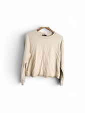 Banana Republic Women  s Cream Crewneck Pullover Sweatshirt Size Medium.
