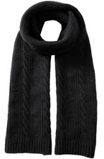 Winter Scarf for Women, Warm Long Cable Knit Scarf, Cashmere Wool Wrap Chunky...