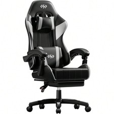Gaming Chair with Footrest, Game Chair for Adults with Lumbar, Computer Chair