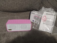 Pink Sylvania Bluetooth Speaker Sp258 With Intructions