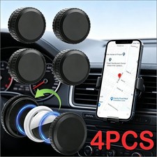 4 Pack Air Tags Waterproof Holder Airtag Case with 3M Adhesive Sticker For Apple