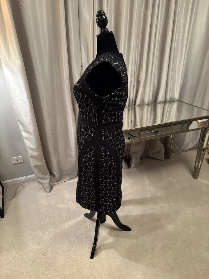 Nuevo con etiquetas Vestido Mujer Donna Morgan Negro Sin Mangas Talla 14 Foto 2 de 4