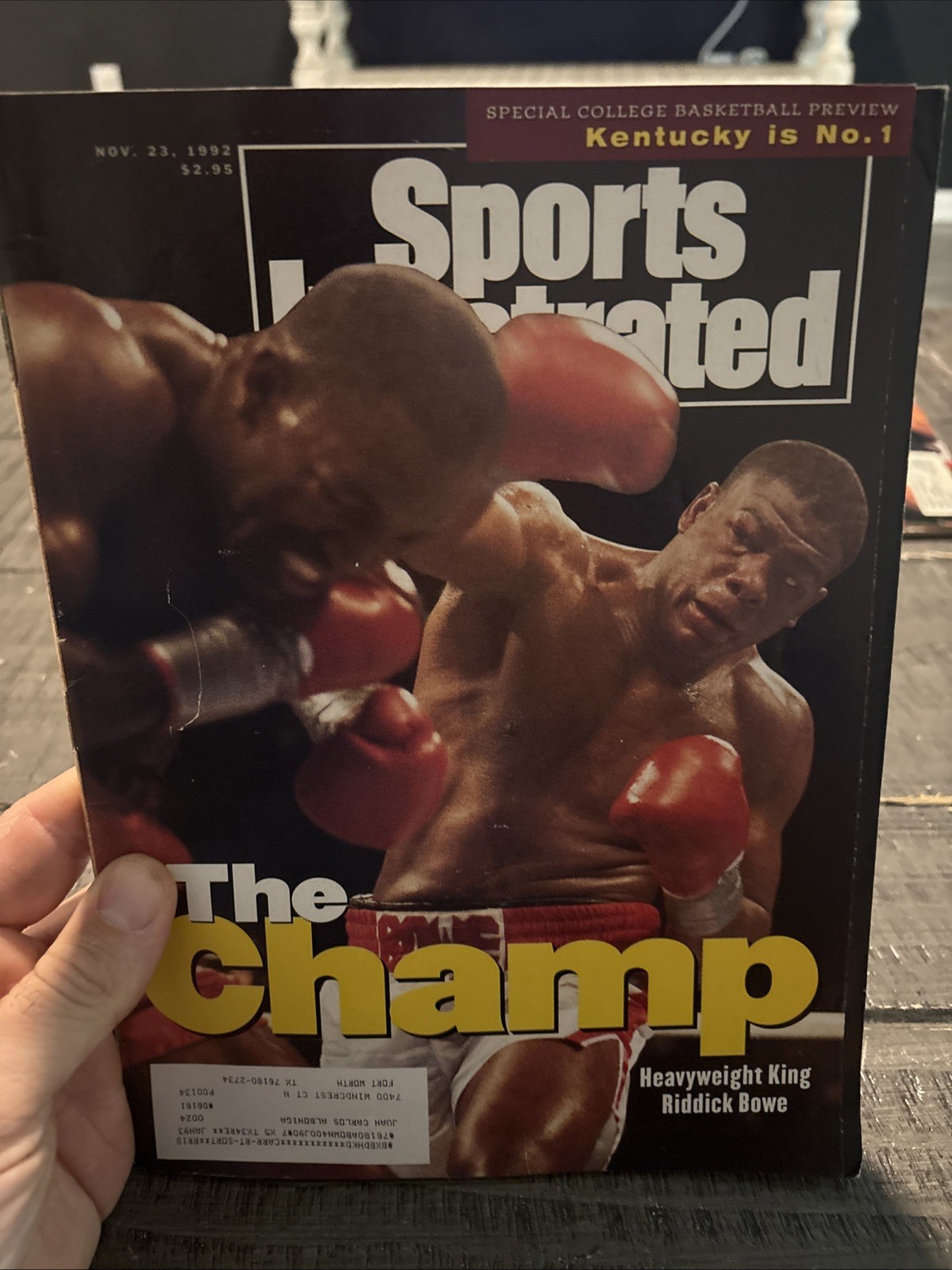 Sports Illustrated November 23, 1992 The Champ Heavyweight King Riddick Bowe