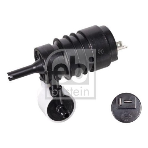 Pompe d'eau de nettoyage Febi Bilstein jet puissant lave-glace Opel 12V