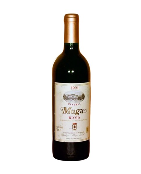 Botella de vino MUGA 1991 Reserva